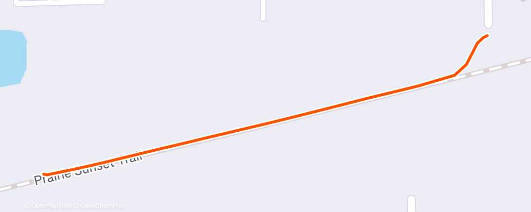 Map of the activity, Afternoon Walk