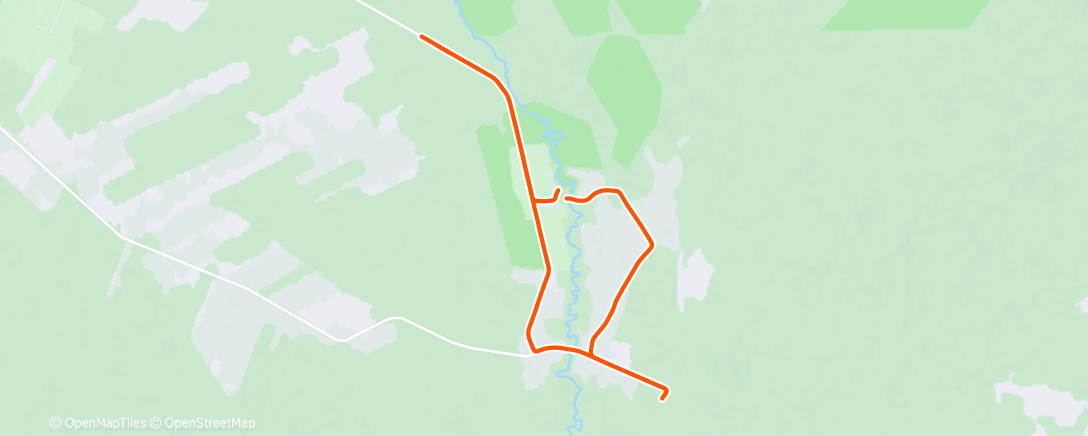 Map of the activity, 10x400m