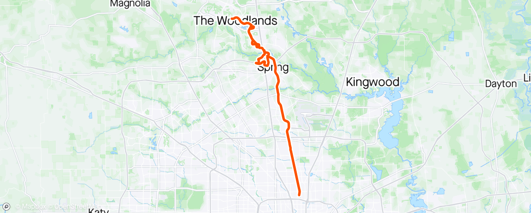 Map of the activity, IMTX Bike