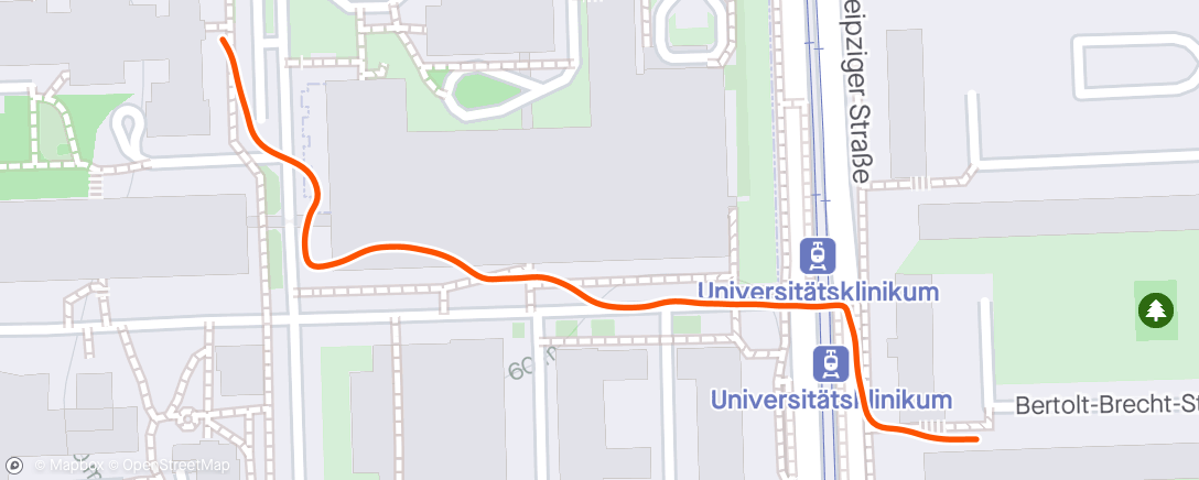 Mapa de la actividad (Spaziergang am Morgen)