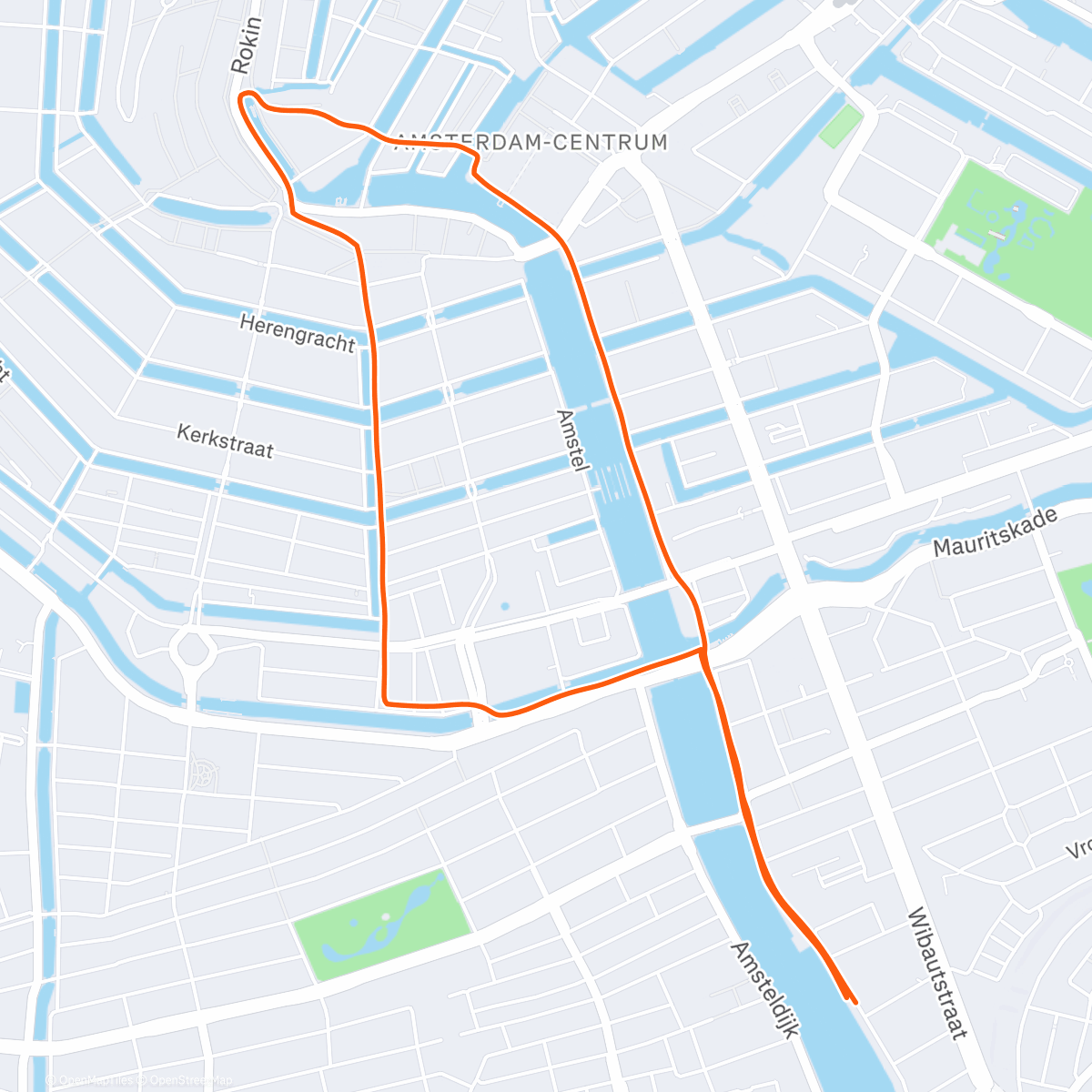 Map of the activity, Lekker weer!!