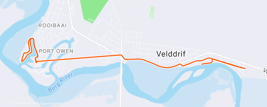 Map of the activity, Christmas Liggies