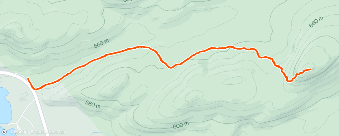 Map of the activity, Black Bear Mt. (Elev. 2445')