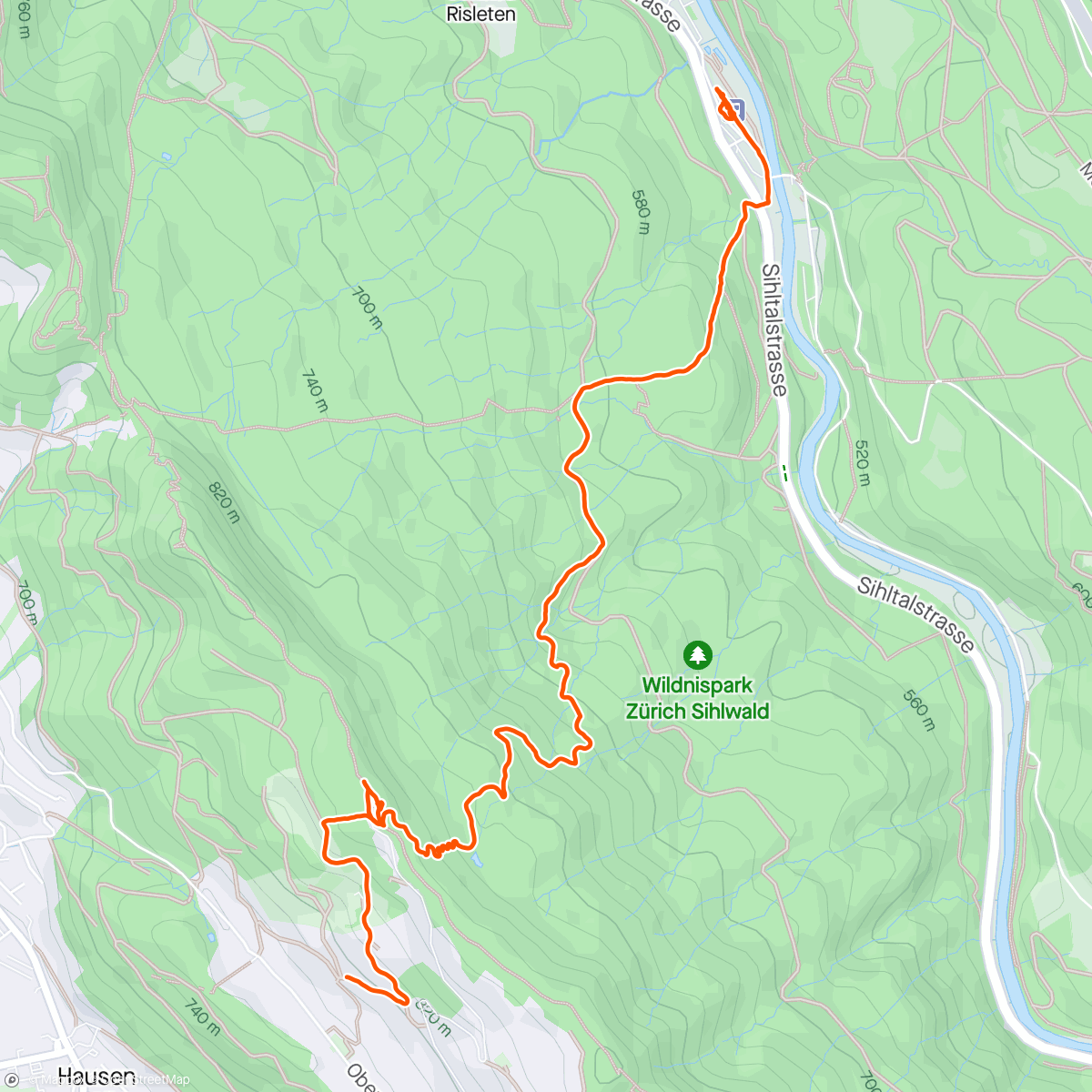 アクティビティ「26S-ZH-Albishorn」の地図