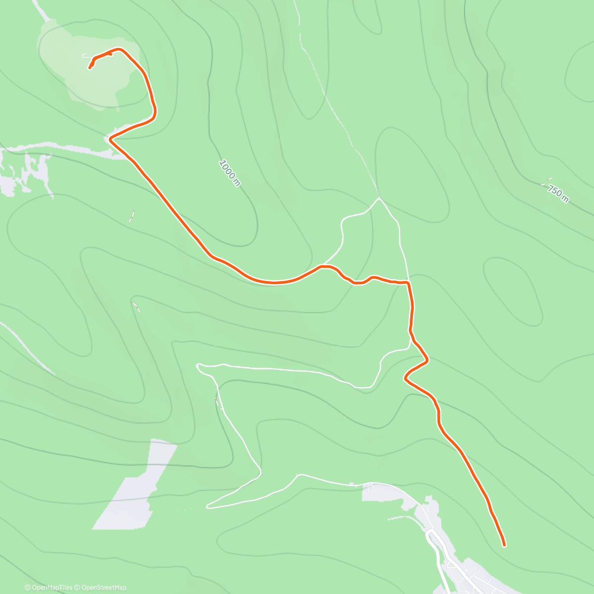 Map of the activity, Spaziergang am Nachmittag