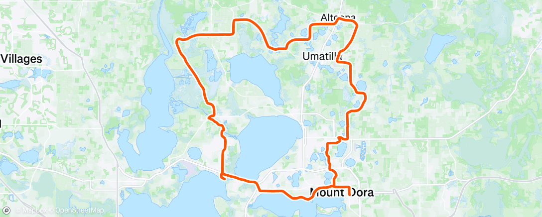 Map of the activity, Last Swamp ride of the year!