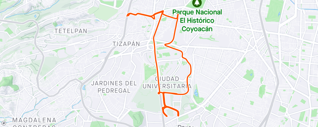 Map of the activity, Rodada de Recuperación 🦠 🤧