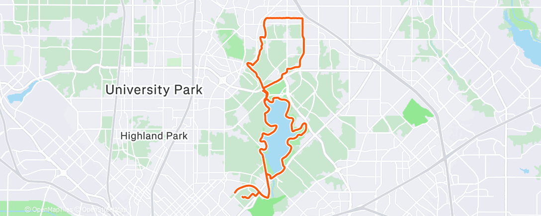 Map of the activity, Morning Ride