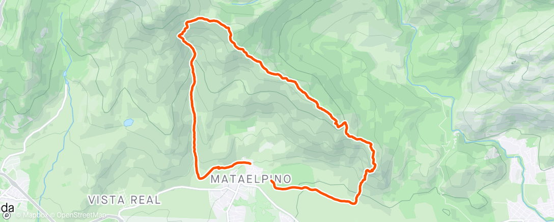 Map of the activity, Base Maliciosa desde Mataelpino por clavijas