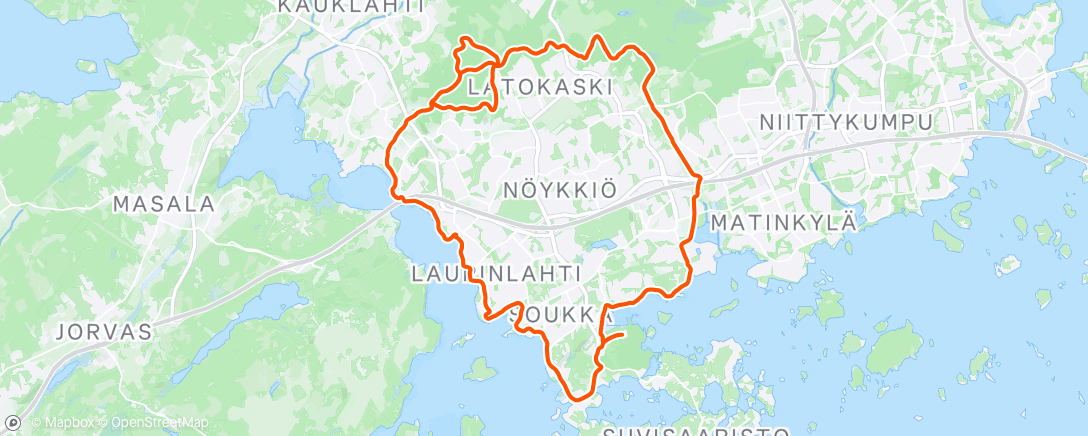 Map of the activity, Sulon kanssa soralla