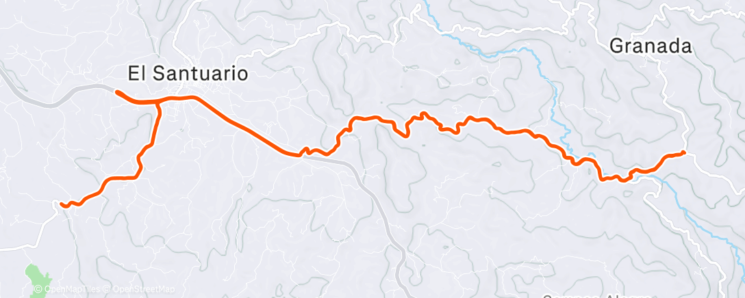 Карта физической активности (Morning Ride)