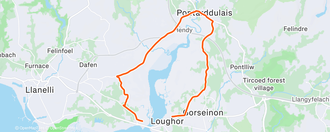 Map of the activity, Another back from sickness ride🤮🥴