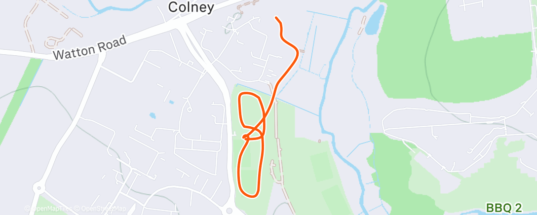 Map of the activity, WU