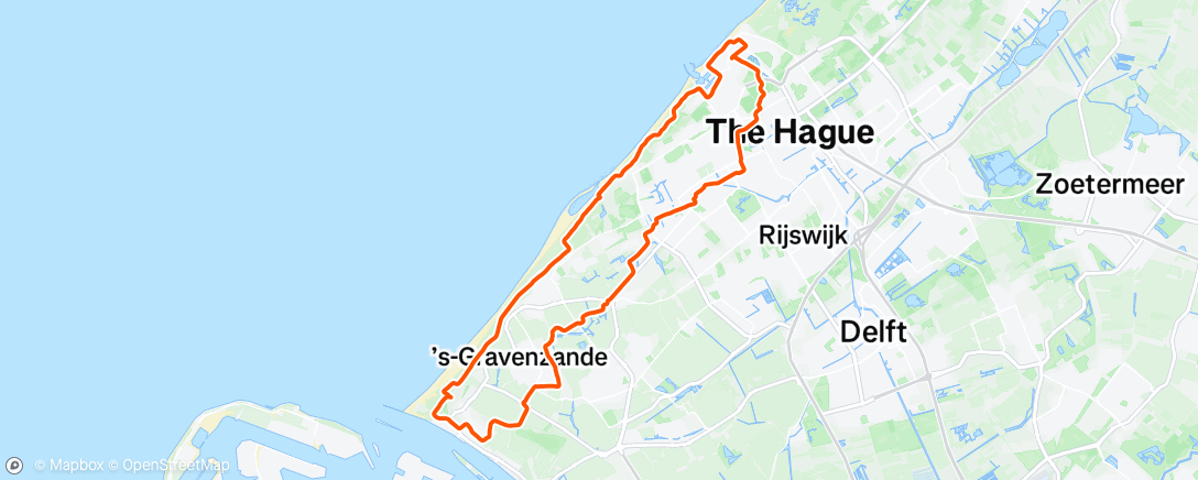 Map of the activity, Morning Ride