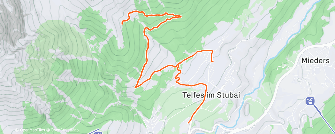 Karte der Aktivität „Veeeeeryyyy snowy trail detour to the gym. 🤗”