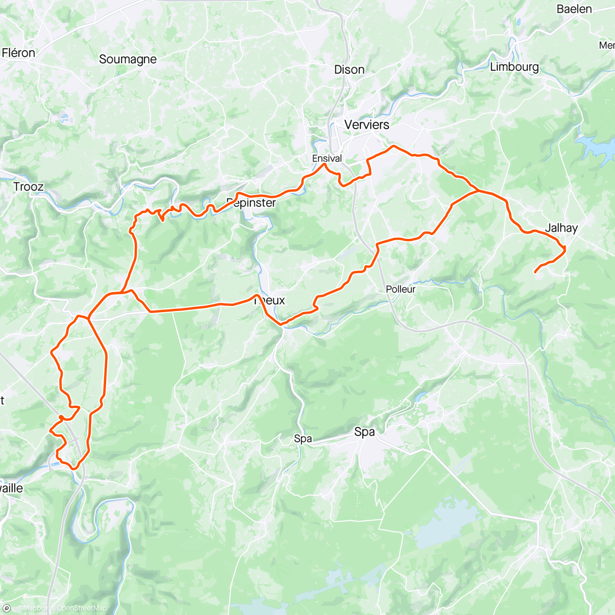 Map of the activity, LBL Classic 🚴🏼‍♂️