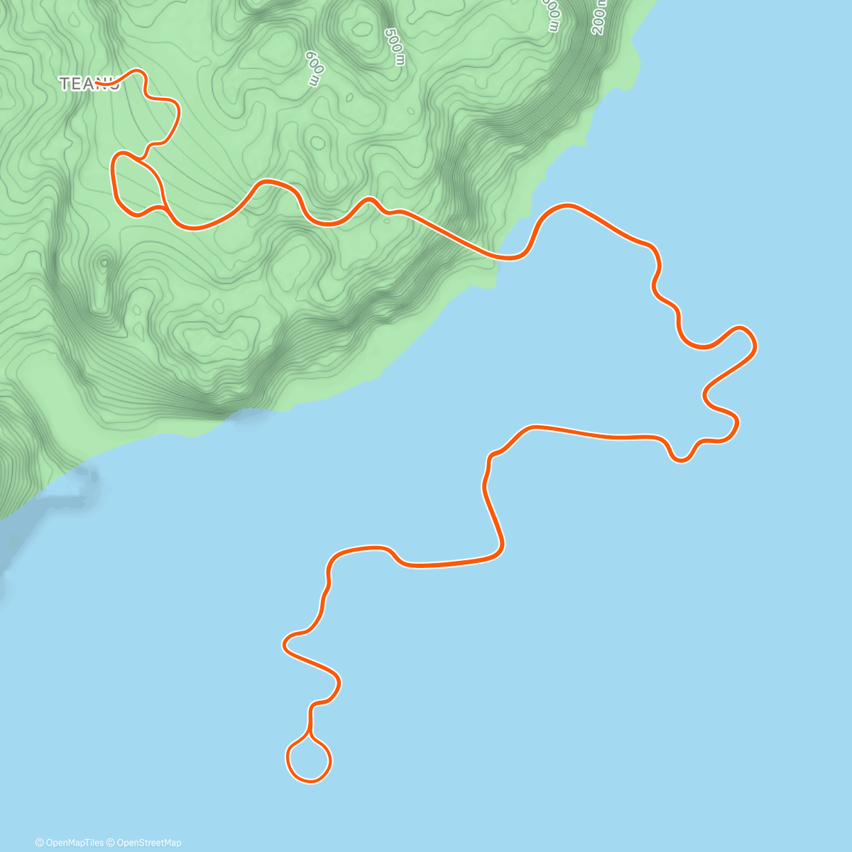Map of the activity, Zwift - Group Ride: The Cycle Nation Banded Festive 500 Chaser (E) on Tempus Fugit in Watopia
