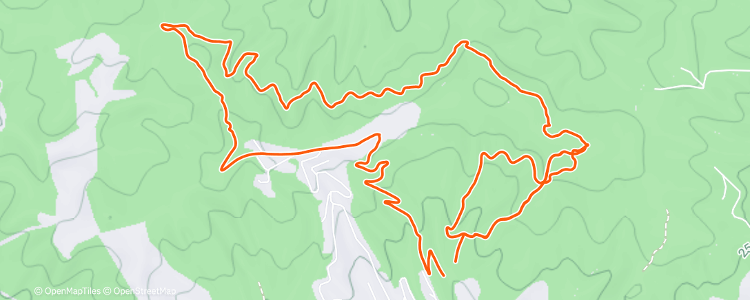 Map of the activity, XC Eeeepic conditions with Andreu