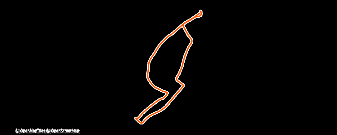 Map of the activity, Morning Walk