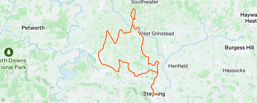 Map of the activity, West Chilt and Dragons Green