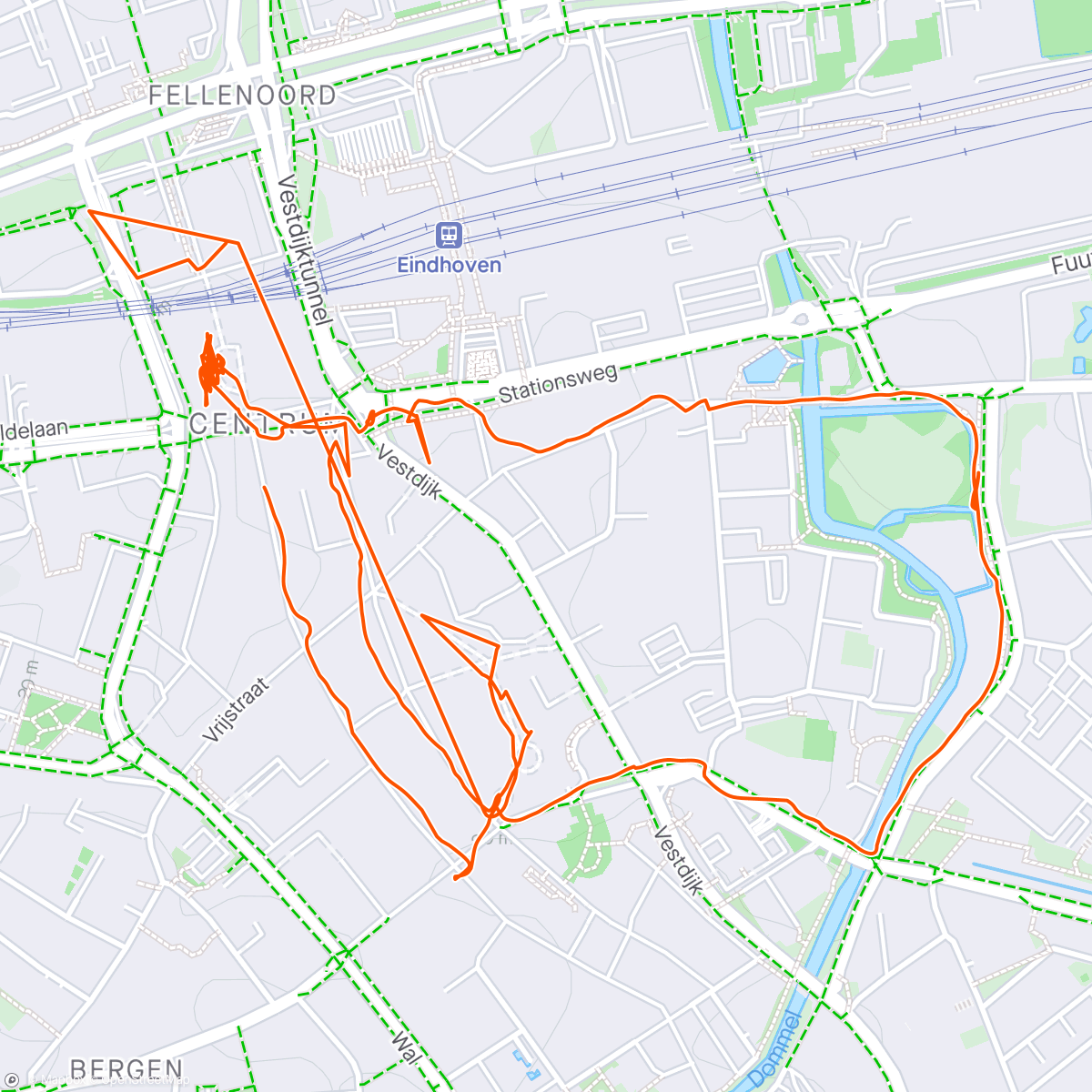 Map of the activity, Eindhoven