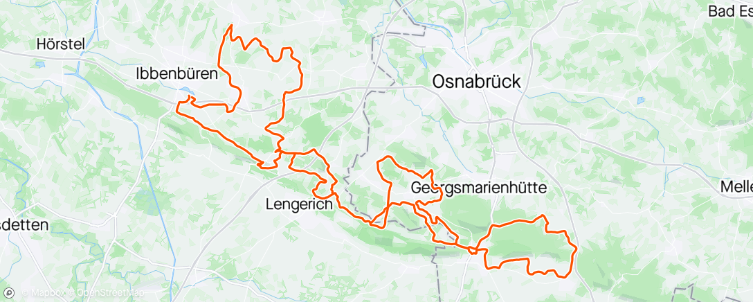 Map of the activity, Hennie Kuiper Classic Teutoburgerwald tocht