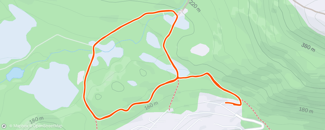 Map of the activity, Rolig og kort