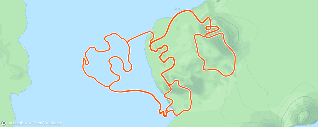 Map of the activity, Zwift - Z1 Active Recovery Spin in Watopia