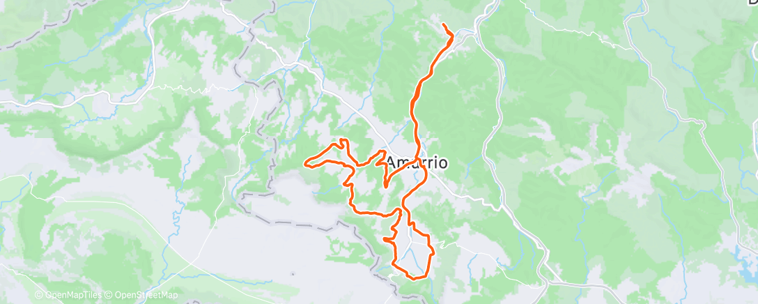 Map of the activity, Aiaraldea gravel 1. proba