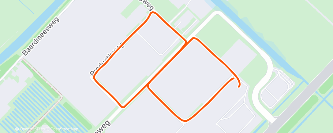 Map of the activity, Middagwandeling met Rinie