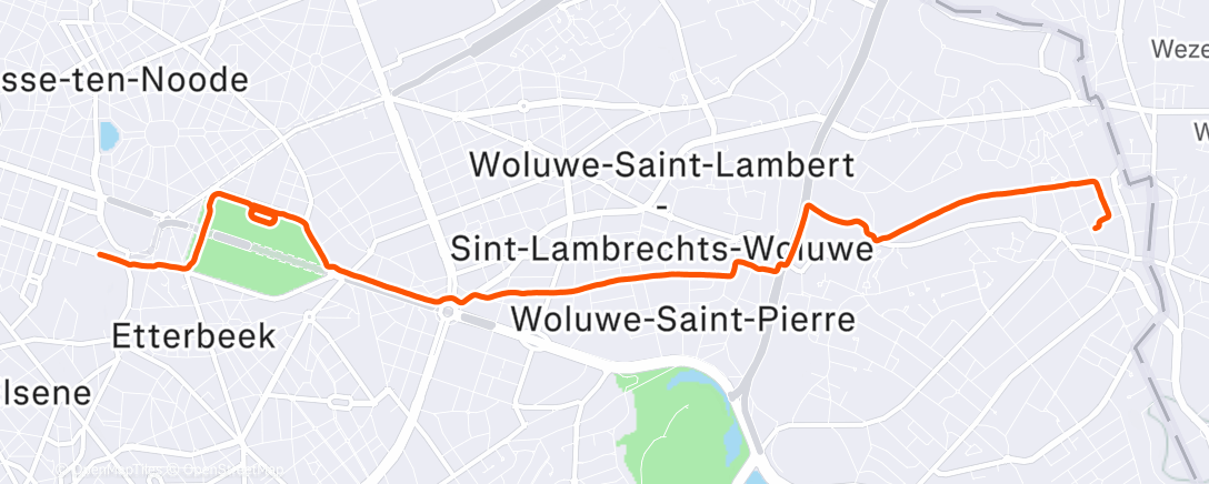 Map of the activity, 2x10' <SV2