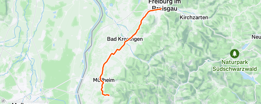 Map of the activity, Arbeitsweg (zurück)