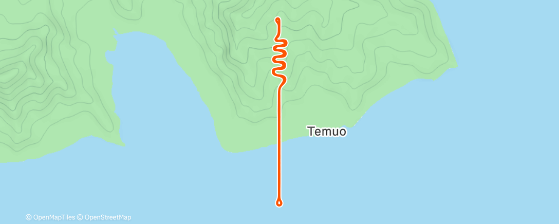 Map of the activity, Zwift - Accelerations on Oh Hill No in Watopia