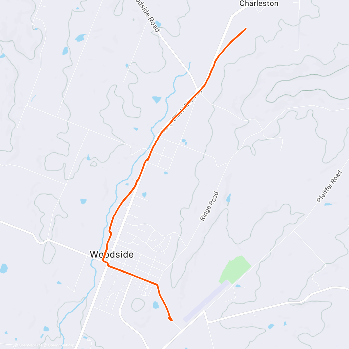 Карта физической активности (Morning Run)