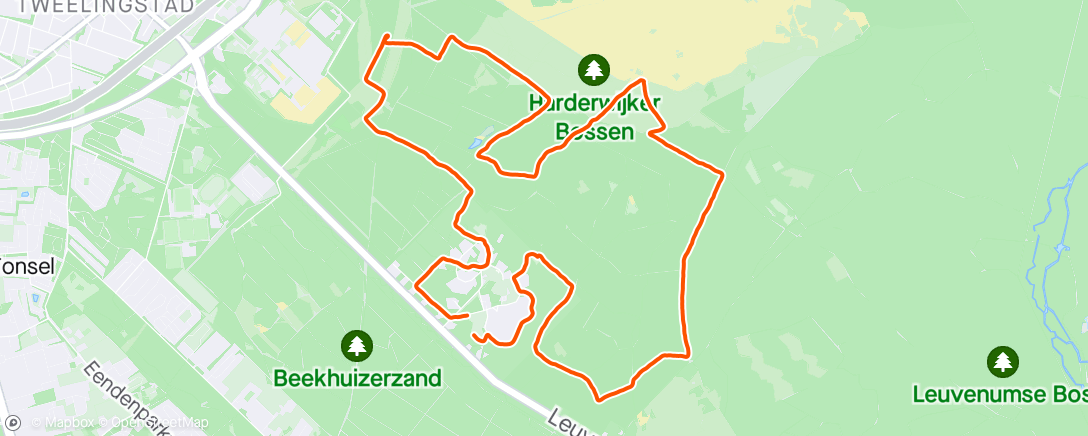 Map of the activity, Sonnevanckpad