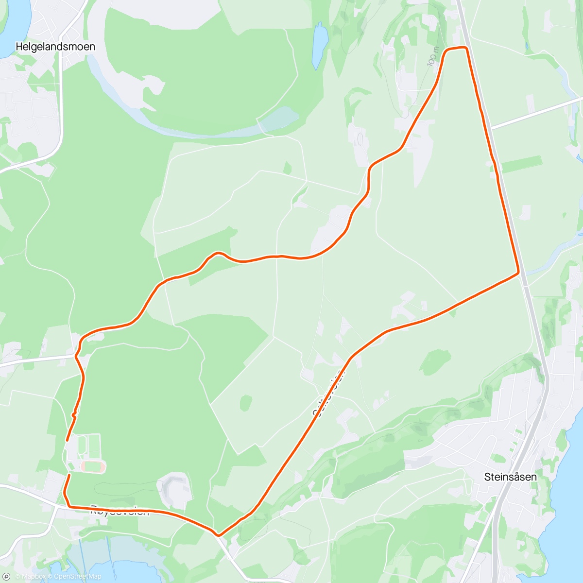 Map of the activity, Røyse Ultra 8 x 10 km - løp 6 av 8