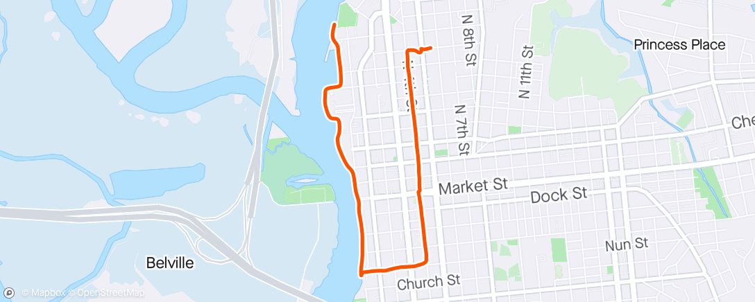 Mappa dell'attività Morning Run - Getting faster!
