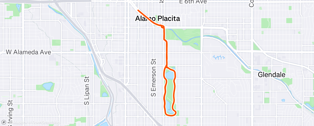 Map of the activity, Muy Caliente