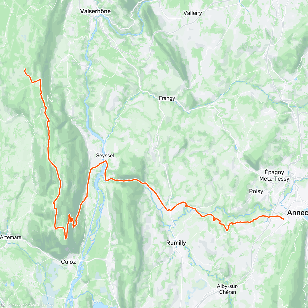 Map of the activity, GRAVEL Costaud 🤠