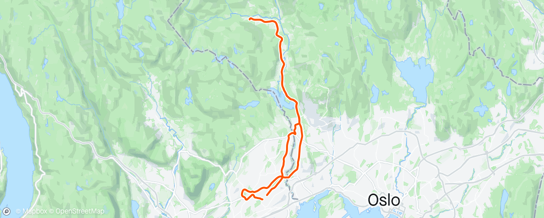 Mapa da atividade, Sørkedalen