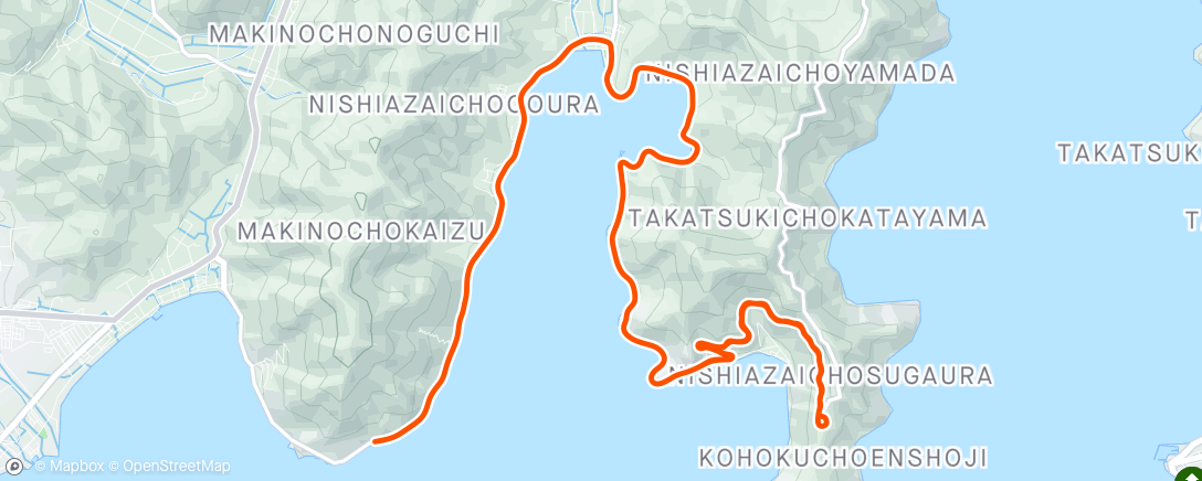 アクティビティ「ROUVY - BIWAICHI Cherry Blossom Course | Japan」の地図