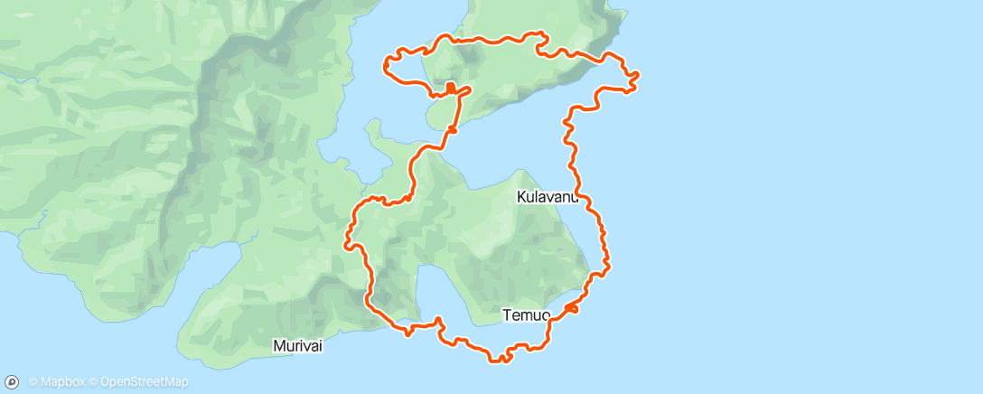Mapa da atividade, Zwift - 120min free ride in Watopia