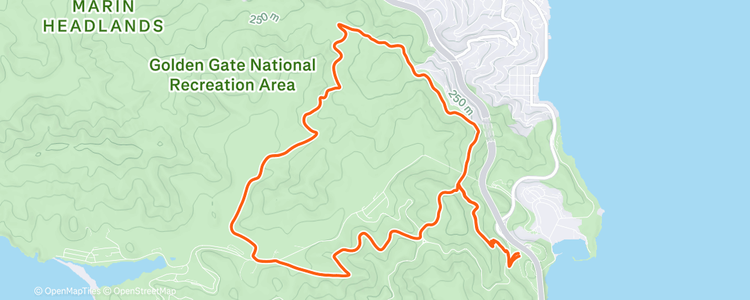 Map of the activity, Trail Thursday on a Wednesday