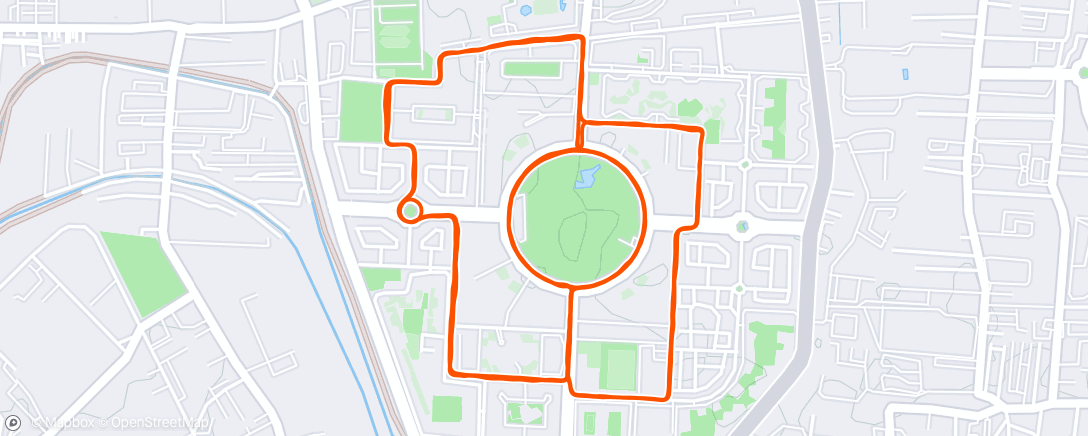 Mapa da atividade, Aerobic Base "Half Marathon" Run 🏃🏻