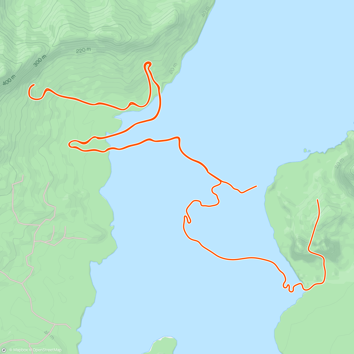 Mappa dell'attività Zwift - Climb Portal - Volcano in Watopia