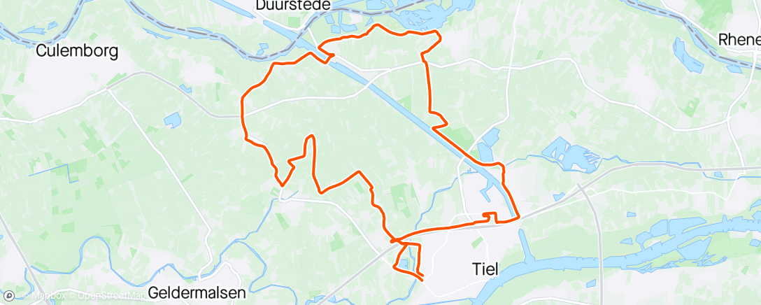 Map of the activity, Lunch Ride mtb