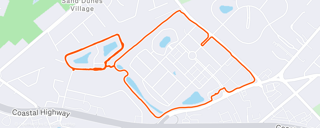 Map of the activity, Afternoon Ride