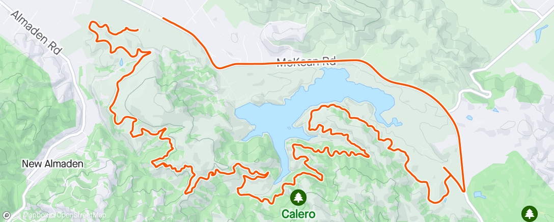 Karte der Aktivität „Morning Mountain Bike Ride”
