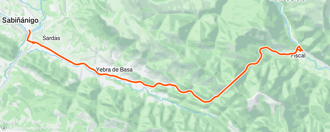 Map of the activity, Sabiñanigo fiscal sabiñanigo