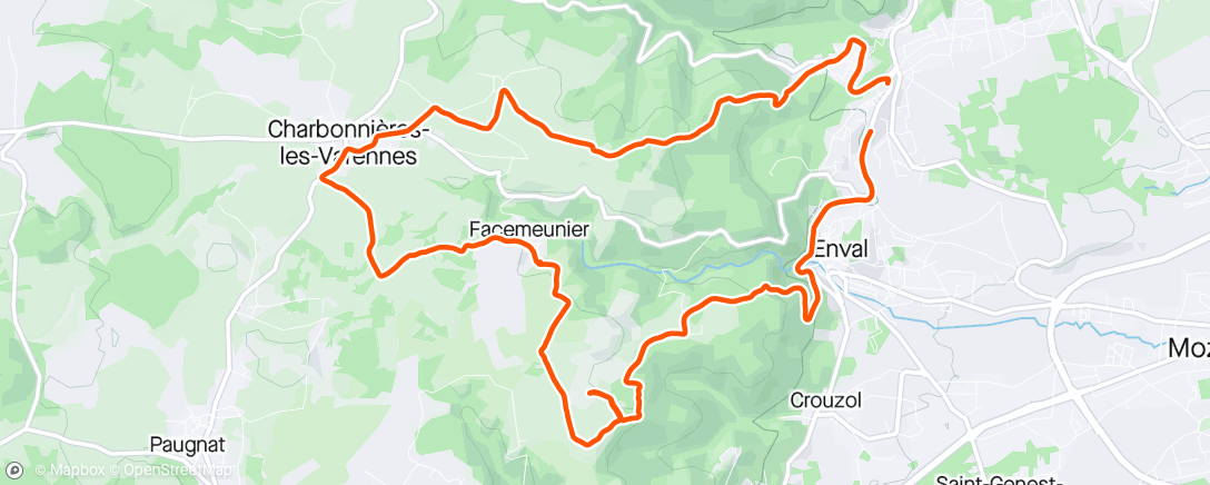 Map of the activity, Frac' court à Châtel 😁